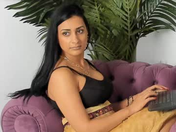 Desi bhabhi rubbing cock on her big nipples trying to make it hard